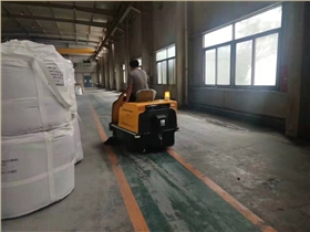 电动扫地车在江阴某机电厂的应用案例